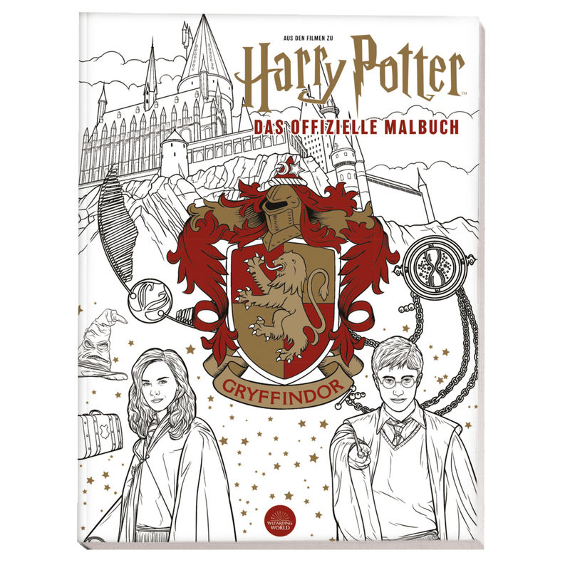 Aus Den Filmen Zu Harry Potter: Das Offizielle Malbuch: Gryffindor - Panini, Kartoniert (TB) von Panini Books