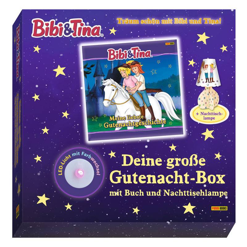 Bibi & Tina: Deine Große Gutenacht-Box Mit Buch Und Nachttischlampe - Panini, Gebunden von Panini Books