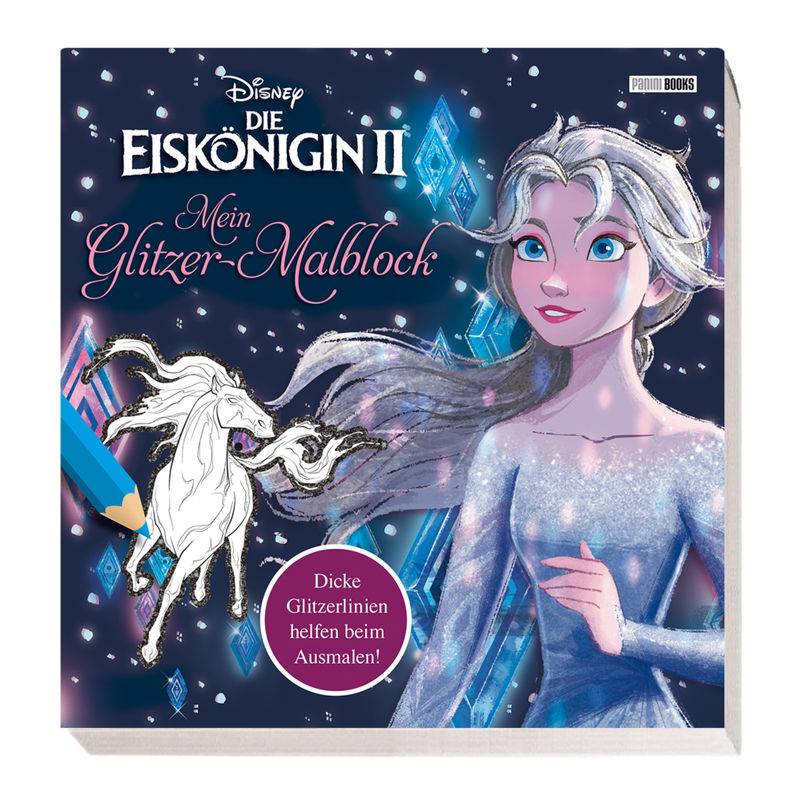 Disney Die Eiskönigin 2: Mein Glitzer-Malblock - Panini, Kartoniert (TB) von Panini Books