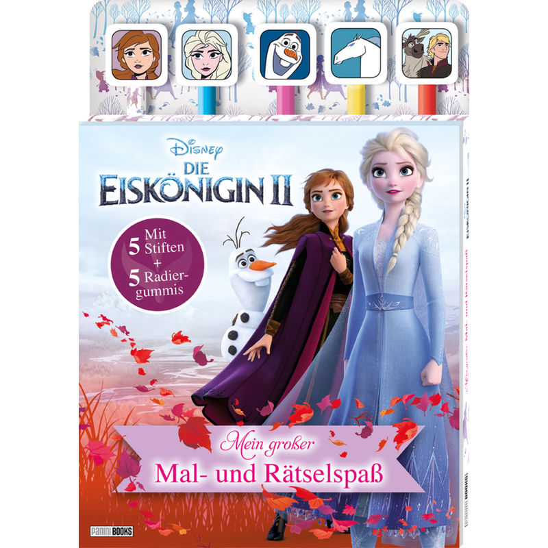 Disney Die Eiskönigin 2: Mein Großer Mal- Und Rätselspaß - Panini, Kartoniert (TB) von Panini Books