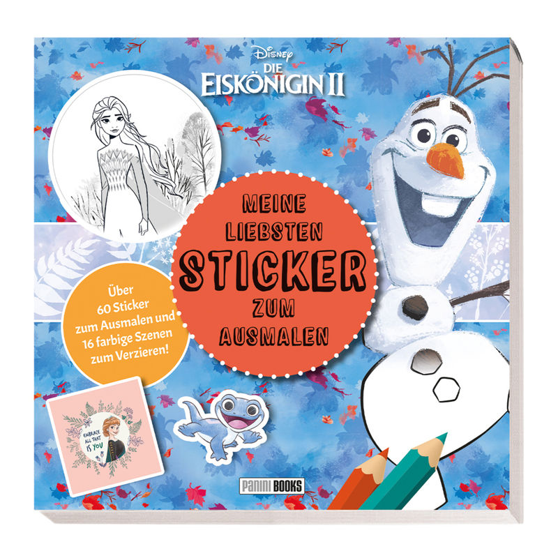 Disney Die Eiskönigin 2: Meine Liebsten Sticker Zum Ausmalen - Panini, Kartoniert (TB) von Panini Books