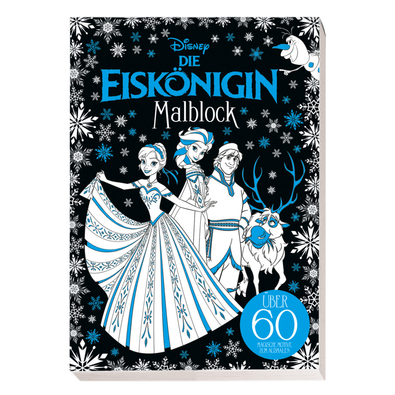 Disney Die Eiskönigin: Malblock: Über 60 Magische Motive Zum Ausmalen - Panini, Kartoniert (TB) von Panini Books