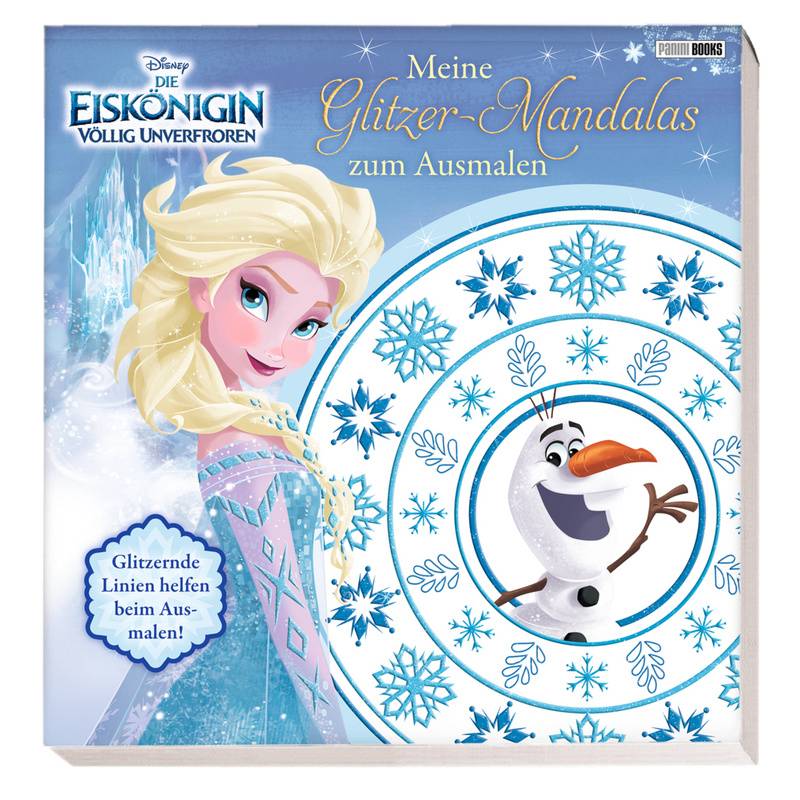 Disney Die Eiskönigin: Meine Glitzer-Mandalas Zum Ausmalen - Panini, Kartoniert (TB) von Panini Books