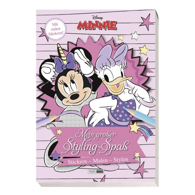 Disney Minnie: Mein Großer Styling-Spaß: Stickern, Malen, Stylen - Walt Disney, Panini, Kartoniert (TB) von Panini Books