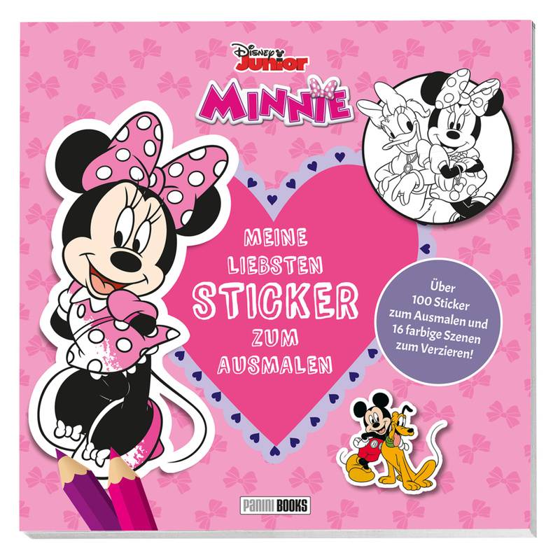 Disney Minnie: Meine Liebsten Sticker Zum Ausmalen - Panini, Kartoniert (TB) von Panini Books