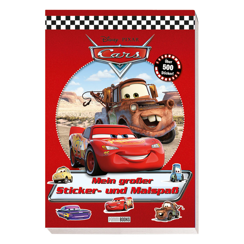 Disney Pixar Cars: Mein Großer Sticker- Und Malspaß - Panini, Kartoniert (TB) von Panini Books