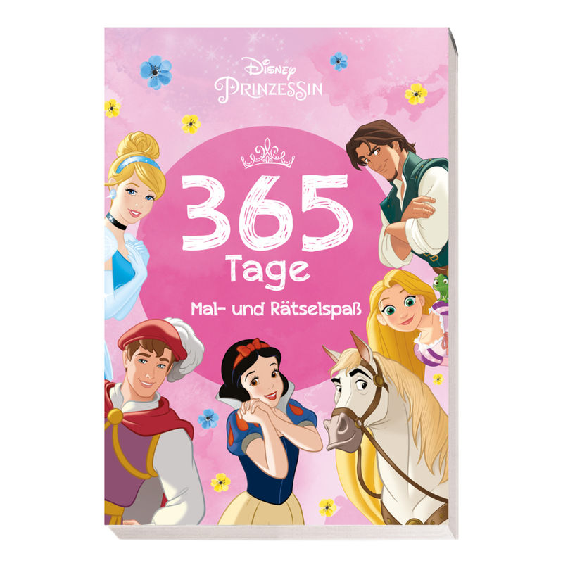 Disney Prinzessin: 365 Tage Mal- Und Rätselspaß - Panini, Kartoniert (TB) von Panini Books