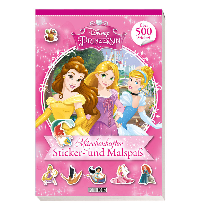 Disney Prinzessin: Märchenhafter Sticker- Und Malspaß - Panini, Kartoniert (TB) von Panini Books