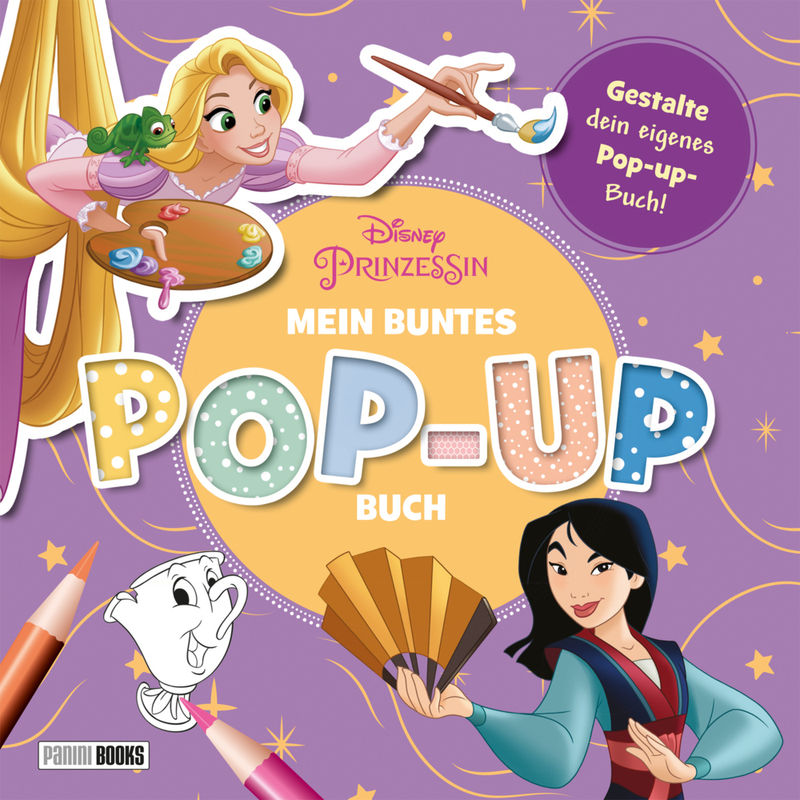 Disney Prinzessin: Mein Buntes Pop-Up Buch - Walt Disney, Panini, Kartoniert (TB) von Panini Books