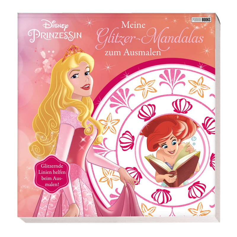 Disney Prinzessin: Meine Glitzer-Mandalas Zum Ausmalen - Panini, Kartoniert (TB) von Panini Books