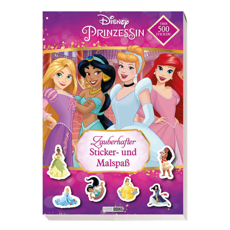 Disney Prinzessin: Zauberhafter Sticker- Und Malspaß - Panini, Kartoniert (TB) von Panini Books