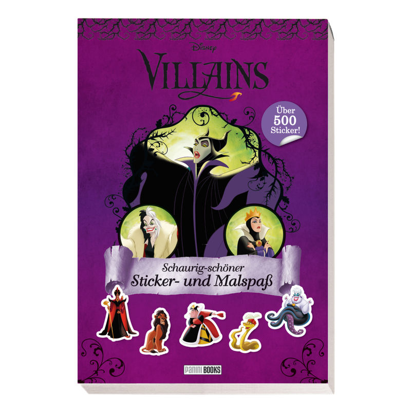 Disney Villains: Schaurig-Schöner Sticker- Und Malspaß - Panini, Kartoniert (TB) von Panini Books