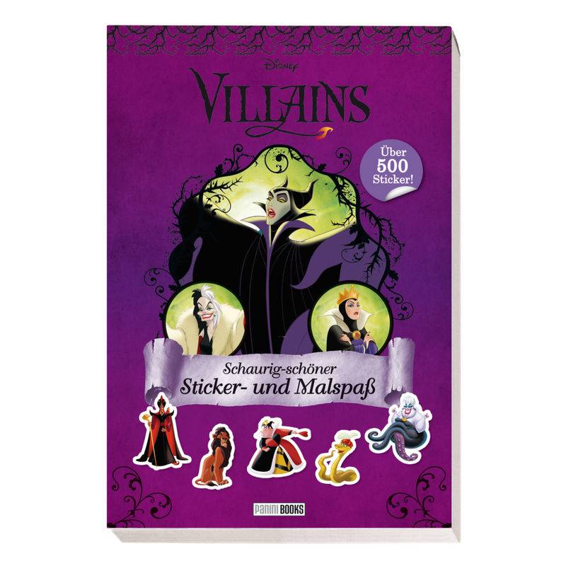 Disney Villains: Schaurig-Schöner Sticker- Und Malspaß - Panini, Kartoniert (TB) von Panini Books