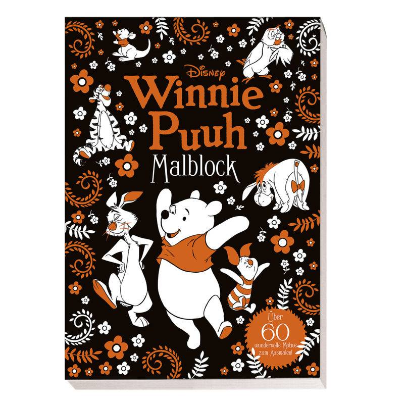 Disney Winnie Puuh: Malblock: Über 60 Wundervolle Motive Zum Ausmalen! - Panini, Kartoniert (TB) von Panini Books