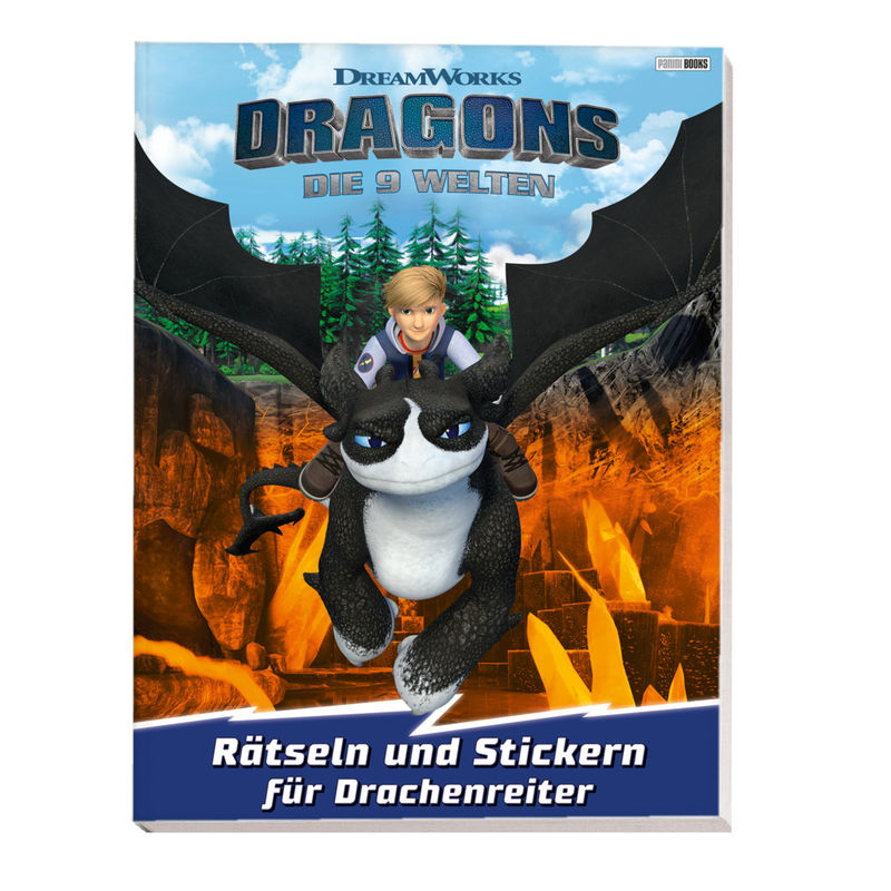 Dragons: Die 9 Welten: Rätseln Und Stickern Für Drachenreiter - Panini, Kartoniert (TB) von Panini Books
