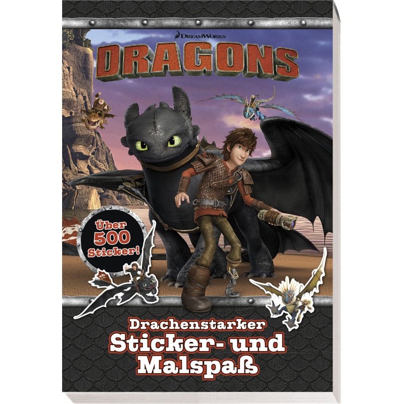 Dragons: Drachenstarker Sticker- Und Malspaß - Panini, Kartoniert (TB) von Panini Books