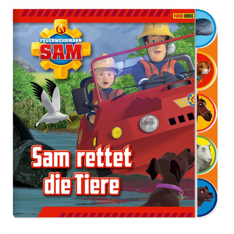 Feuerwehrmann Sam - Sam Rettet Die Tiere, Pappband von Panini Books