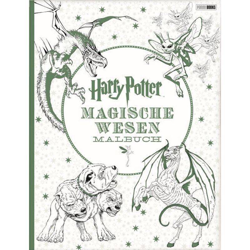 Harry Potter: Magische Wesen Malbuch, Kartoniert (TB) von Panini Books
