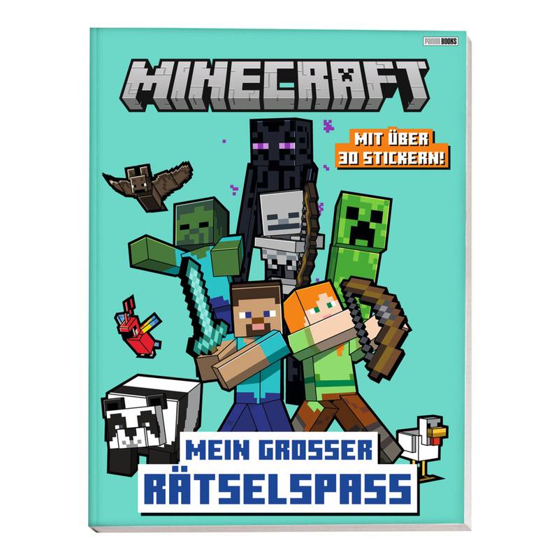 Minecraft: Mein Großer Rätselspaß - Panini, Kartoniert (TB) von Panini Books