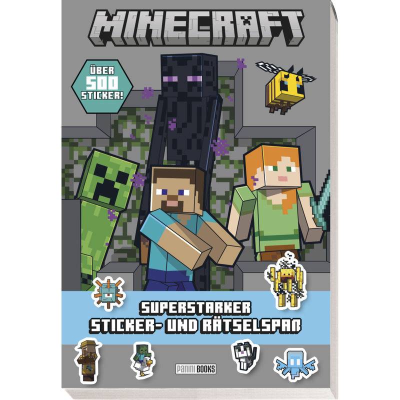 Minecraft: Superstarker Sticker- Und Rätselspaß - Panini, Kartoniert (TB) von Panini Books