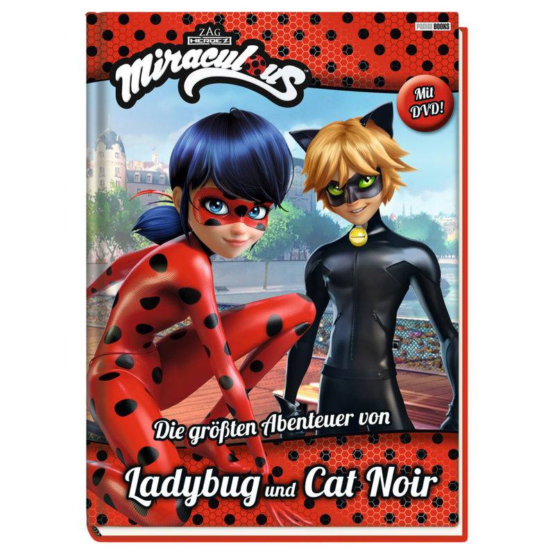 Miraculous: Die Größten Abenteuer Von Ladybug Und Cat Noir, M. Dvd - Katrin Zuschlag, Gebunden von Panini Books