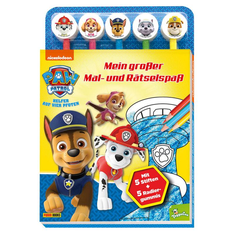 Paw Patrol: Mein Großer Mal- Und Rätselspaß - Panini, Kartoniert (TB) von Panini Books