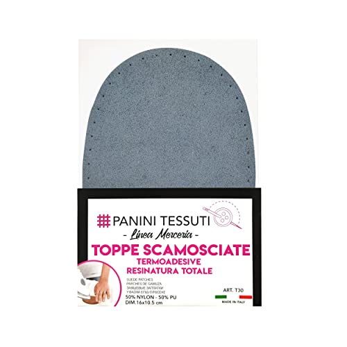 Panini Tessuti - Paar thermoadhäsive Wildlederflicken - Größe: 16x10,5 - Anwendungen - Kurzwaren - Flicken, für die Reparatur von Sweatshirts, Pullovern, Trainingsanzügen Panini Tessuti - Paar thermoadhäsive Wildlederflicken - Größe: 16x10,5 - Anwendungen - Kurzwaren - Flicken, für die Reparatur von Sweatshirts, Pullovern, Trainingsanzügen von Panini Tessuti