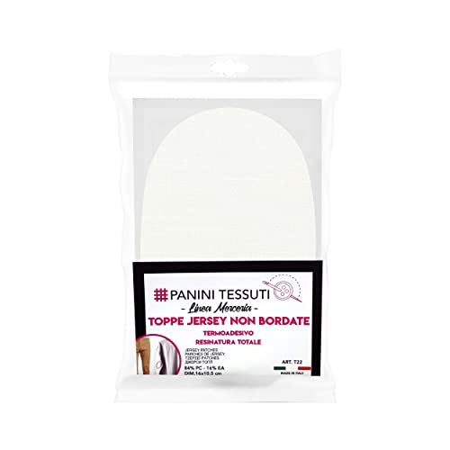 Panini Tessuti - Thermoskanne selbstklebend nicht gesäumt Jersey-Patches Total Resination - Größe: 16 x 10,5 - Anwendungen - Haberry - Patch von Panini Tessuti