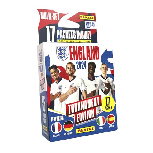 England 2024 Tournament Edition Offizielle Sticker-Kollektion - Mega Multiset von Panini
