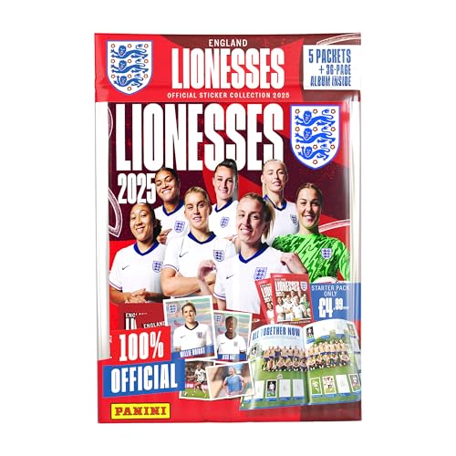 England Lionesses Offizielle Aufkleber-Kollektion 2025 – Starterpaket England Lionesses Offizielle Aufkleber-Kollektion 2025 – Starterpaket von Panini