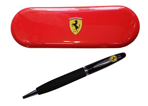 Ferrari Kugelschreiber Maranel, elegantes Logo, Harz mit Metalletui 57189 schwarz von Panini
