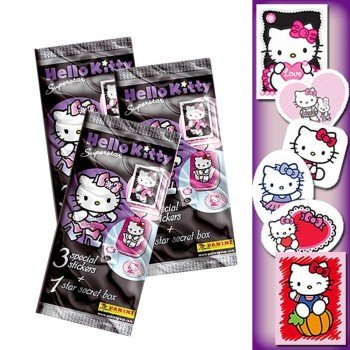 Hello Kitty Superstar Sticker mit Metall-Döschen von Panini