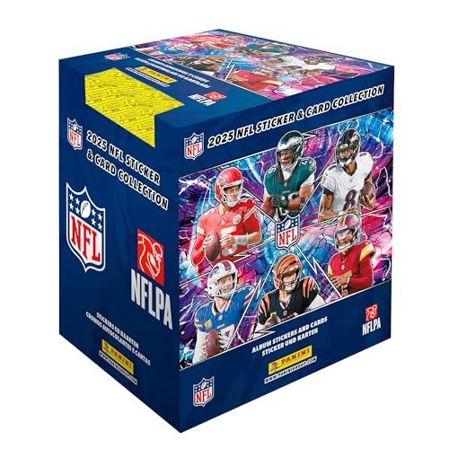 NFL Sticker- und Sammelkarten-Kollektion 2025, 50 Packungen NFL Sticker- und Sammelkarten-Kollektion 2025, 50 Packungen von Panini