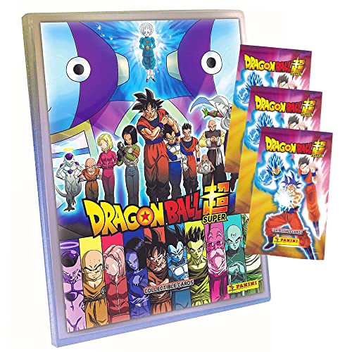 Panini Dragon Ball Super Trading Cards - Sammelkarten Serie 1 - Karten Auswahl (1 Mappe + 3 Booster) von Panini