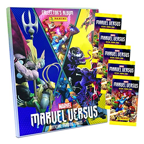 Panini Marvel Versus Karten - Trading Cards - Sammelkarten - 1 Sammelmappe + 5 Booster Panini Marvel Versus Karten - Trading Cards - Sammelkarten - 1 Sammelmappe + 5 Booster von Panini