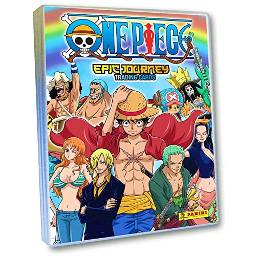 Panini One Piece Karten - Sammelkarten Trading Cards (2023) - 1 Sammelmappe im Bundle mit 10 STRONCARD Hüllen von Panini