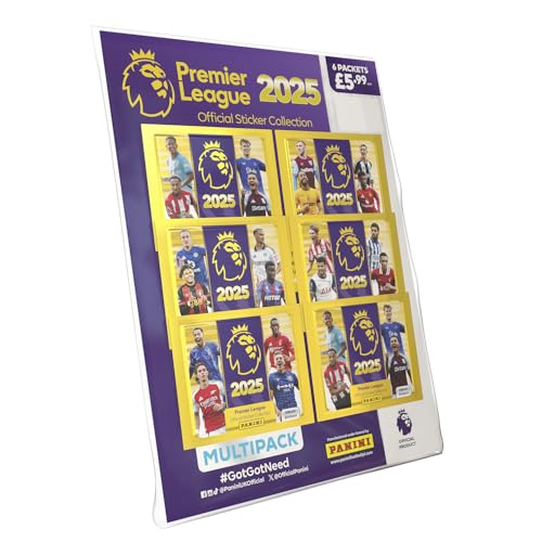 Premier League 2025 Offizielle Aufkleber-Kollektion, Multipack Premier League 2025 Offizielle Aufkleber-Kollektion, Multipack von Panini