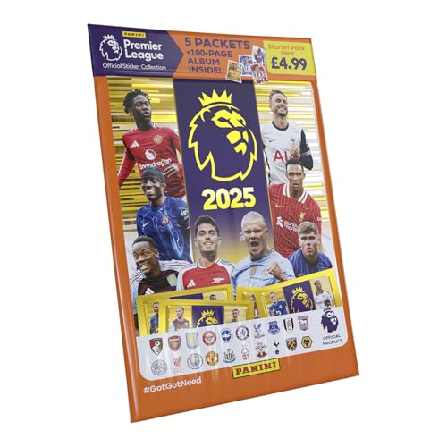 Premier League 2025 Offizielle Aufkleber-Kollektion – Starterpaket Premier League 2025 Offizielle Aufkleber-Kollektion – Starterpaket von Panini