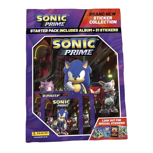 Sonic Prime Sticker Collection Starter Pack von Panini