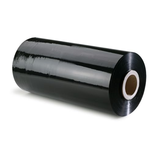 Pantera Pack ® Maschinenstretchfolie 17,5Kg schwarz 23my palettenfolie packfolie verpackungsfolie folie von Pantera Pack