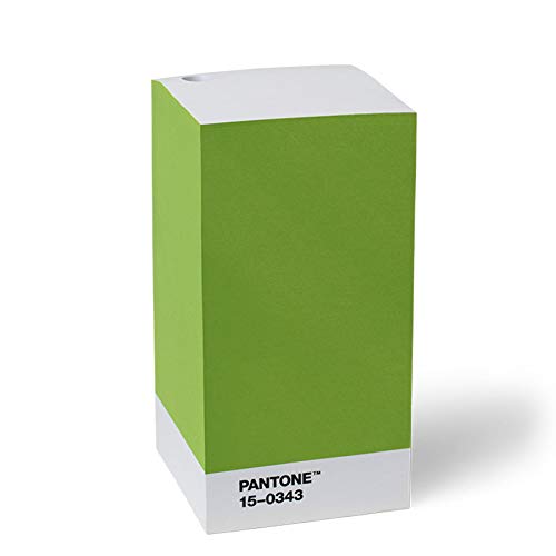 PANTONE Klebezettel-Block, Notizblock 1400 Stück, Sticky Note Pad, Greenery 15-0343 von Pantone