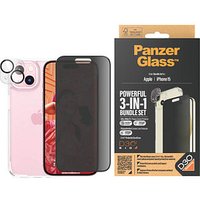 PanzerGlass™ 3-in-1 Privacy Schutz-Set für Apple iPhone 15 von PanzerGlass™