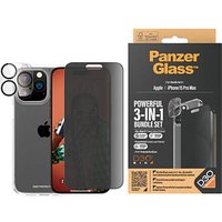 PanzerGlass™ 3-in-1 Privacy Schutz-Set für Apple iPhone 15 Pro Max von PanzerGlass™
