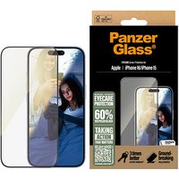 PanzerGlass™ Eyecare Display-Schutzglas für Apple iPhone 15, iPhone 16 von PanzerGlass™