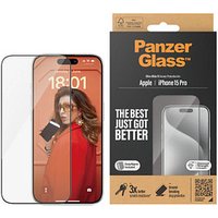 PanzerGlass™ UWF mit Applikator Display-Schutzglas für Apple iPhone 15 Pro von PanzerGlass™