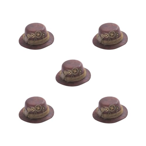5 Set Damen Mini Steampunk Zylinder Clip Party Hut Premium Material Langlebig von Paowsietiviity