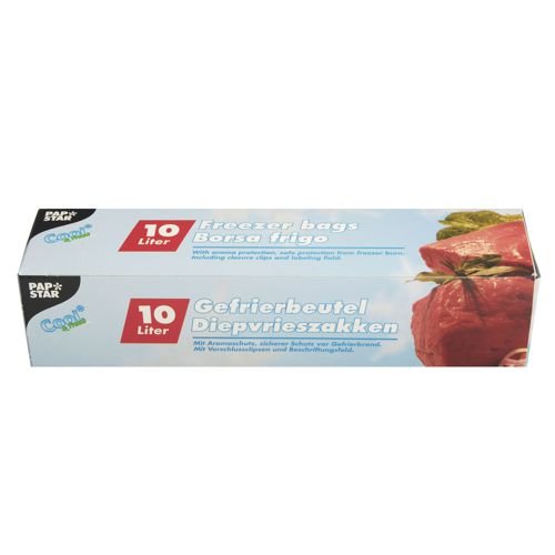 Papstar 14179, 24 Gefrierbeutel, 10 Liter, 60 x 40 Centimeter, transparent, in Box Papstar 14179, 24 Gefrierbeutel, 10 Liter, 60 x 40 Centimeter, transparent, in Box von PAPSTAR