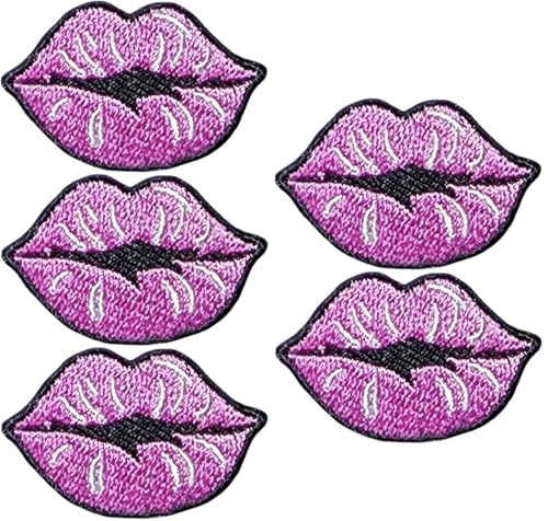 Papapatch LIP-PK-MINI05 Mini-Aufkleber, klein, niedlich, rosa, Lippen, Mund, Lippenstift, Lippen, sexy, dekorative Reparatur, Kleidung, Jacke, T-Shirt, Taschen, DIY-Applikation, Aufnähen, Bügelbilder, Papapatch LIP-PK-MINI05 Mini-Aufkleber, klein, niedlich, rosa, Lippen, Mund, Lippenstift, Lippen, sexy, dekorative Reparatur, Kleidung, Jacke, T-Shirt, Taschen, DIY-Applikation, Aufnähen, Bügelbilder, von Papapatch