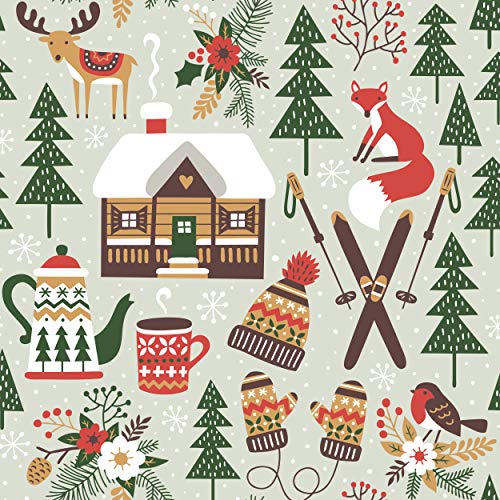 20 Lunch Servietten Winterhaus 33cm 20 Lunch Servietten Winterhaus 33cm von Paper+Design
