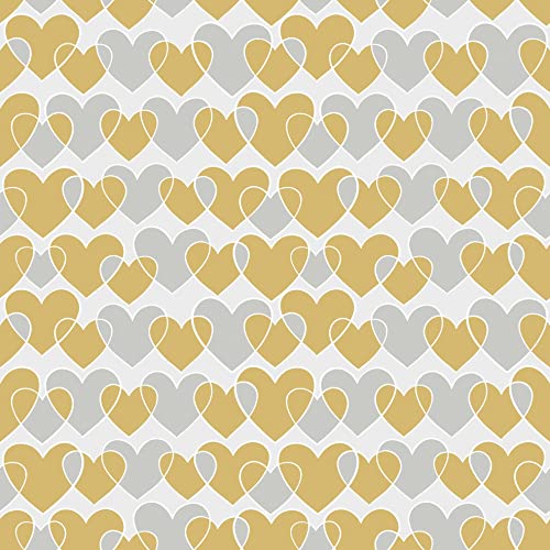 20 Servietten Kleine Herzen silber & gold | Tischdeko | Decoupage | Serviettentechnik 33x33cm 20 Servietten Kleine Herzen silber & gold | Tischdeko | Decoupage | Serviettentechnik 33x33cm von Paper+Design